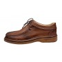 Pantofi casual barbati din piele naturala pe calapod lat - Maro GKR11M